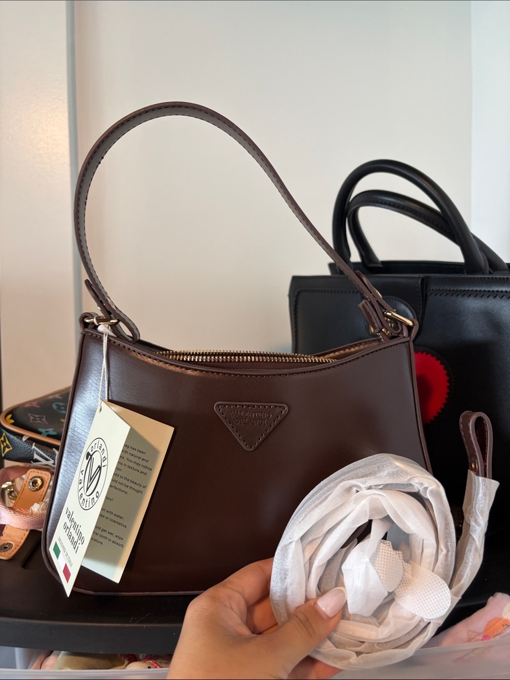 Premium Brown Women's Shoulder Bag - Classic Leather Style